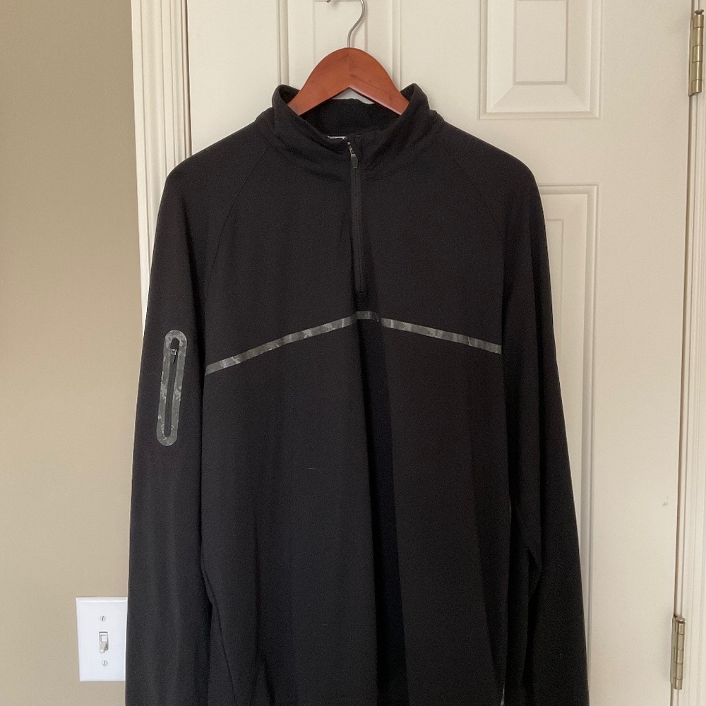 Puma Golf Volition 1/4 Zip Pullover - L - Black